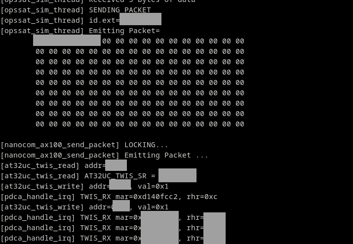 Emulator terminal with firmware actions